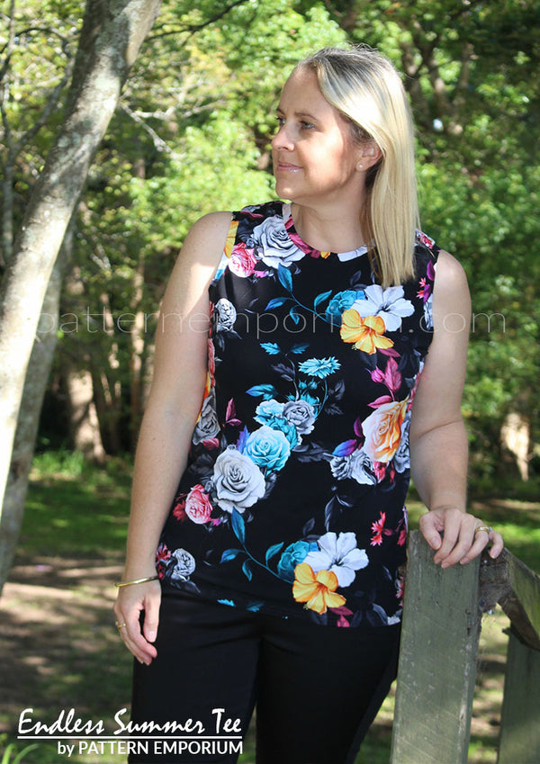 Ladies Endless Summer Tee PDF Sewing Pattern - PATTERN EMPORIUM