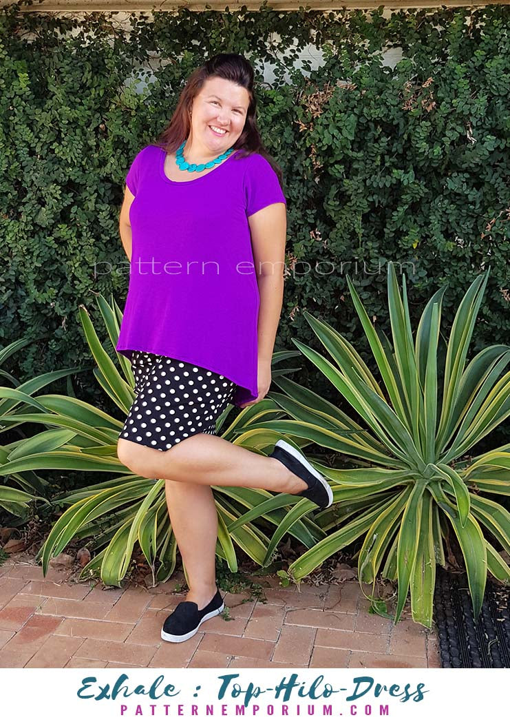 Exhale | Flared Top, High-low & Dress Sewing Pattern