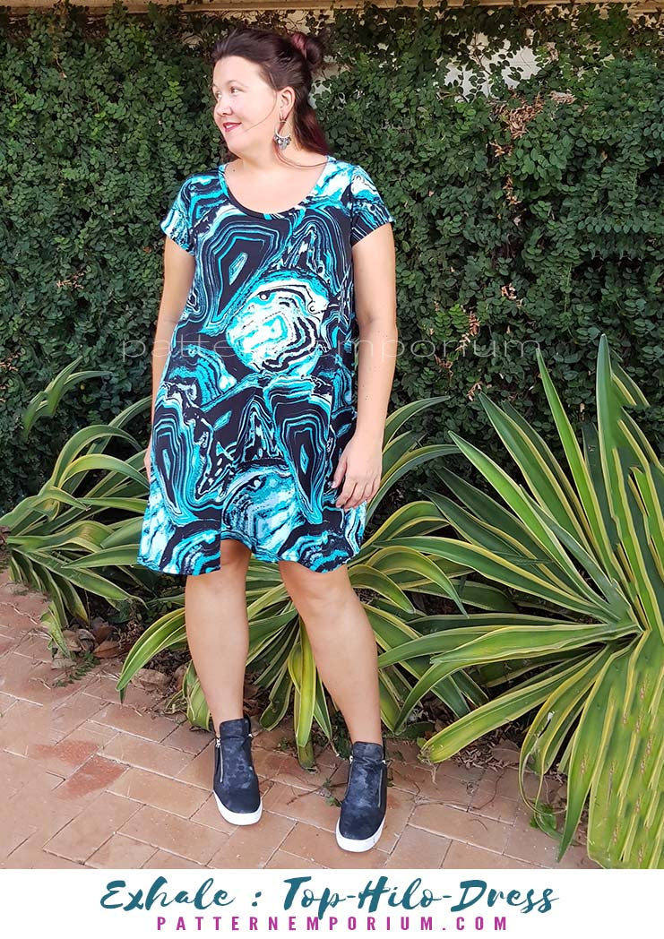 Exhale | Flared Top, High-low & Dress Sewing Pattern