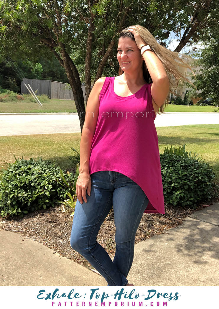 Exhale | Flared Top, High-low & Dress Sewing Pattern