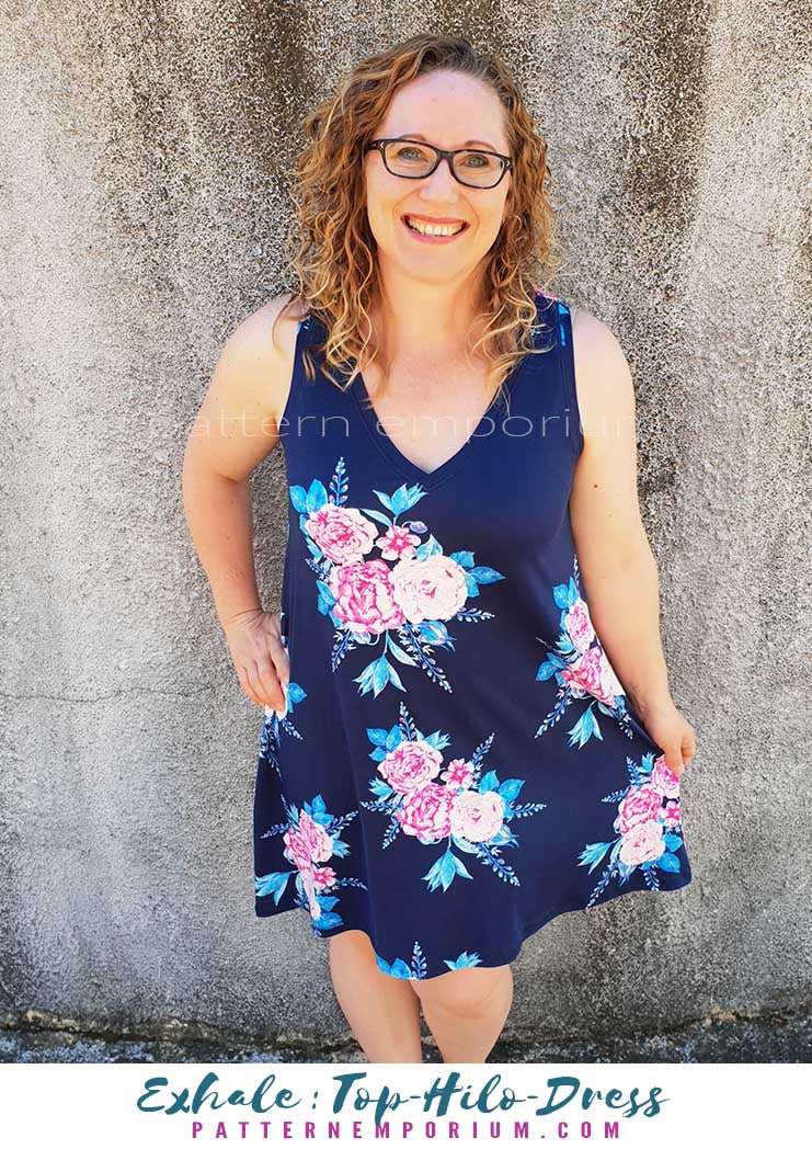 Exhale | Flared Top, High-low & Dress Sewing Pattern