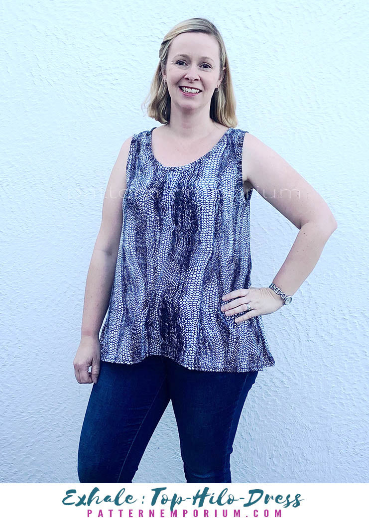 Exhale | Flared Top, High-low & Dress Sewing Pattern