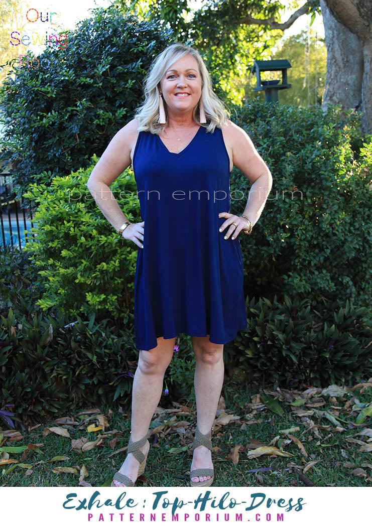 Exhale | Flared Top, High-low & Dress Sewing Pattern