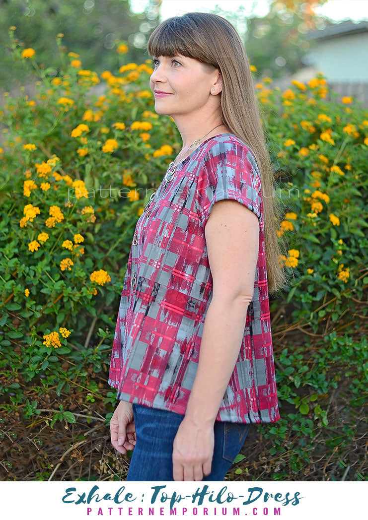 Exhale | Flared Top, High-low & Dress Sewing Pattern