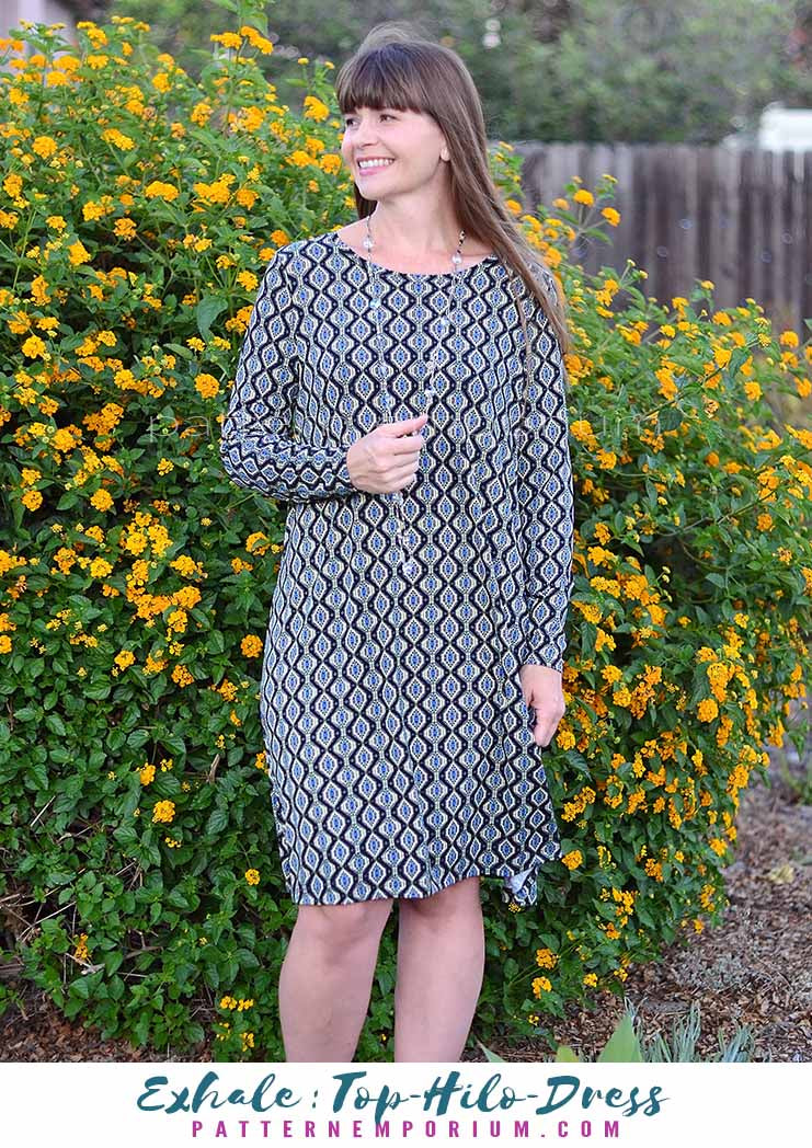 Exhale | Flared Top, High-low & Dress Sewing Pattern