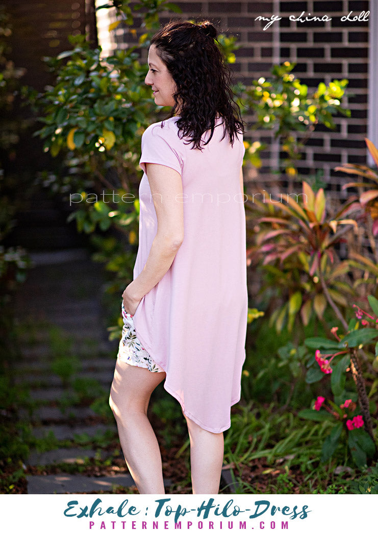 Exhale | Flared Top, High-low & Dress Sewing Pattern