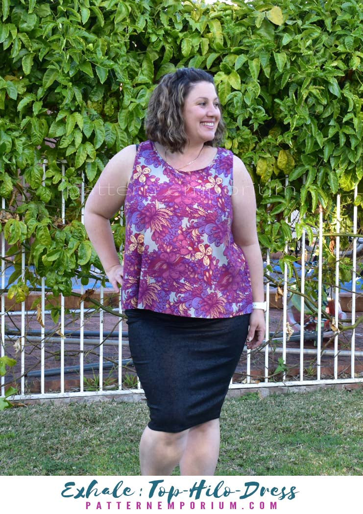 Exhale | Flared Top, High-low & Dress Sewing Pattern