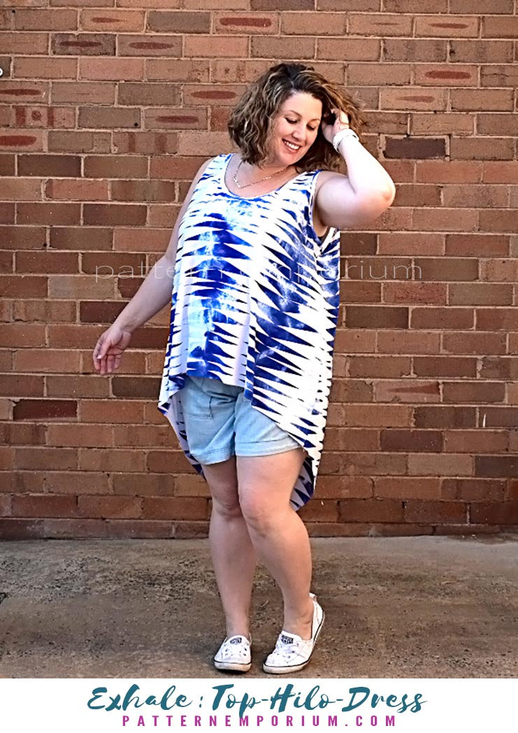 Exhale | Flared Top, High-low & Dress Sewing Pattern