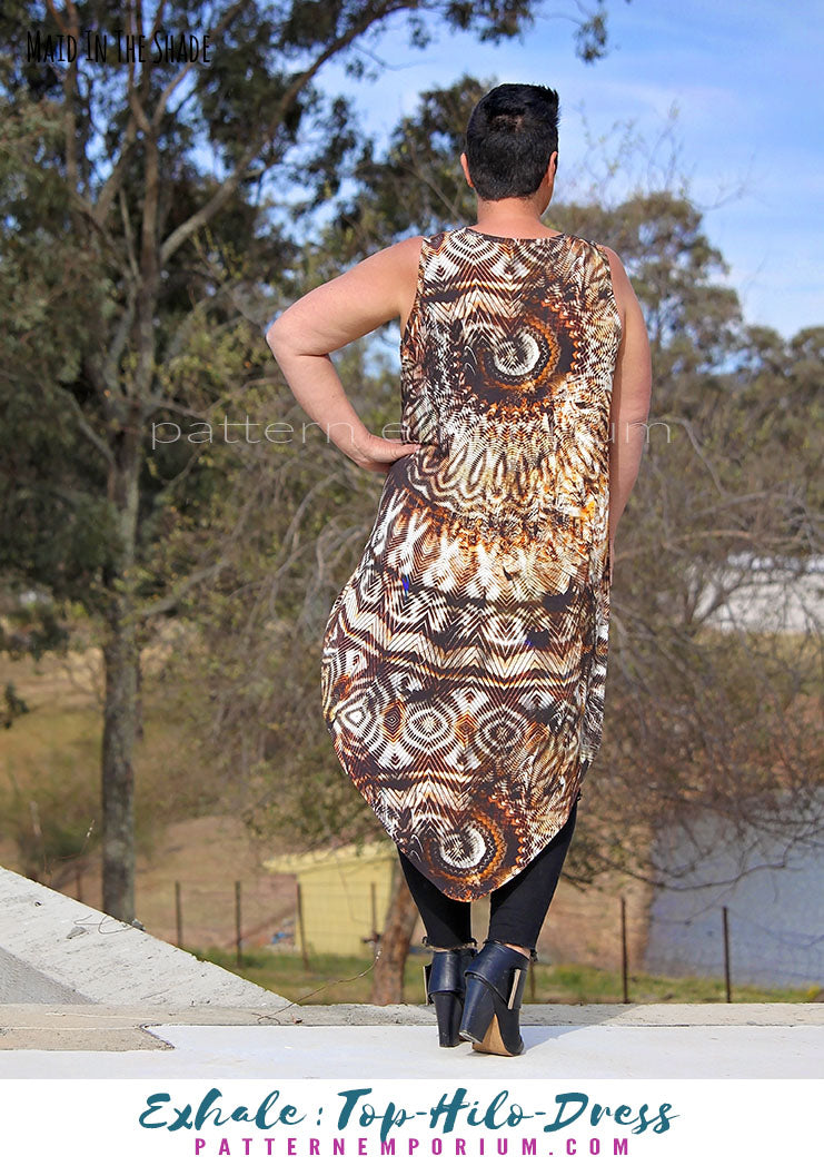 Exhale | Flared Top, High-low & Dress Sewing Pattern