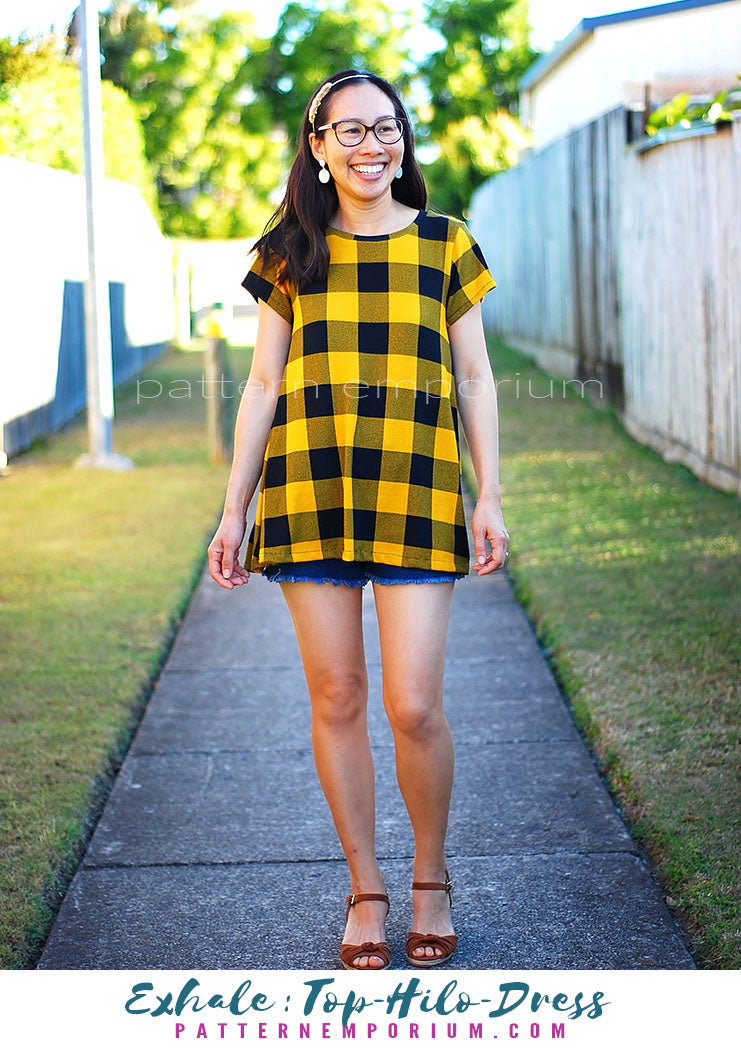 Exhale | Flared Top, High-low & Dress Sewing Pattern