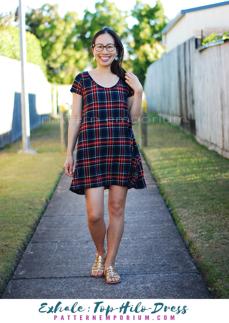 Exhale | Flared Top, High-low & Dress Sewing Pattern