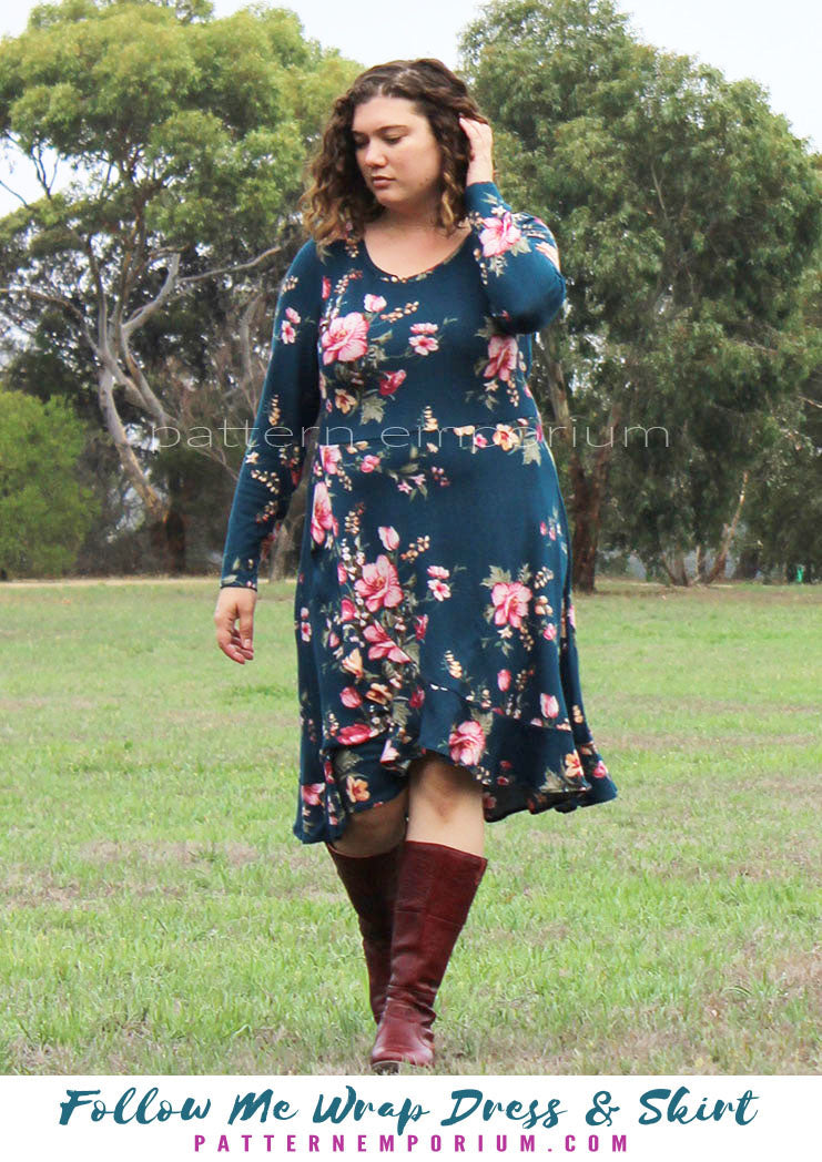 Follow Me | Wrap Dress & Skirt Sewing Pattern