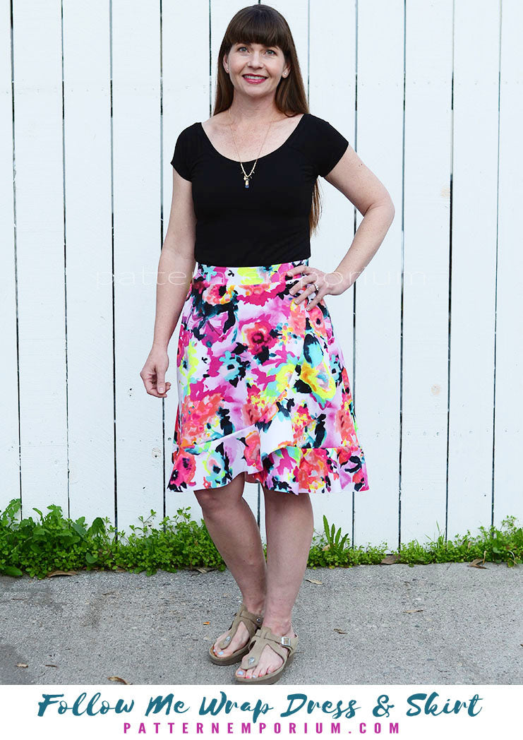 Follow Me | Wrap Dress & Skirt Sewing Pattern