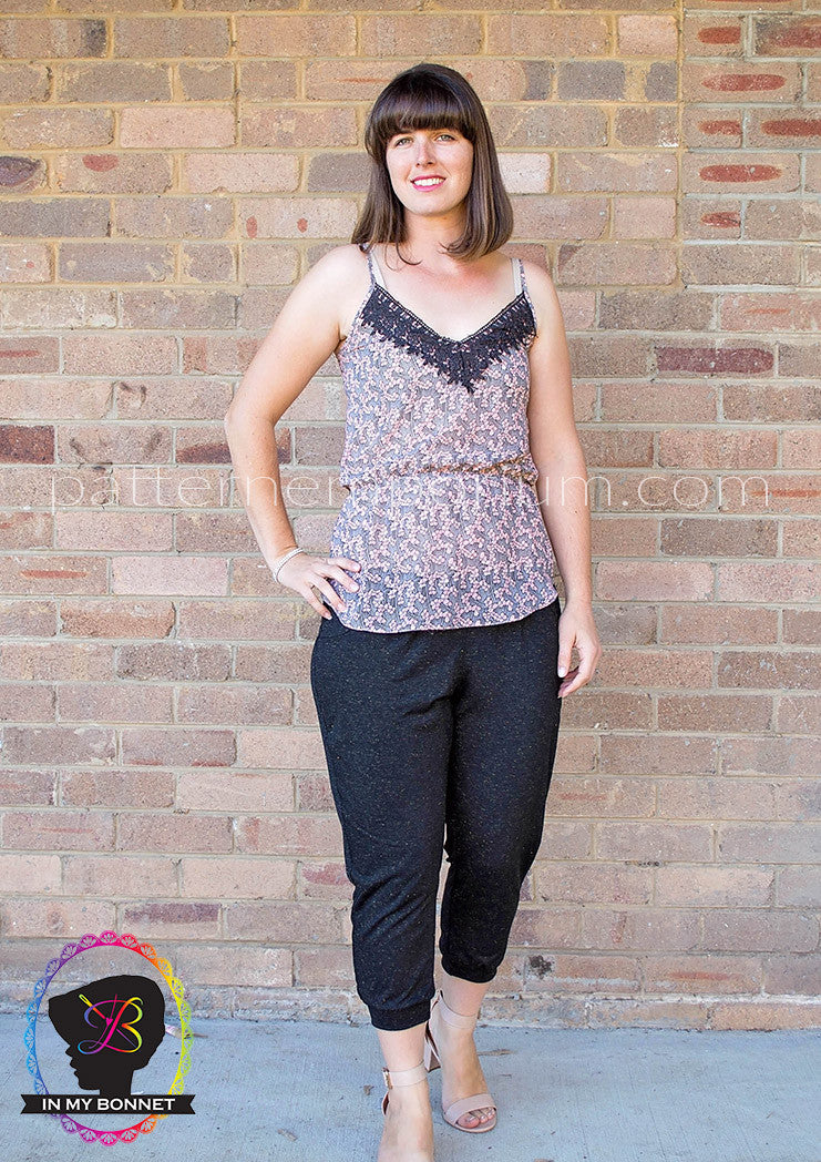 Ainsley Pattern Hack {How to create a Ruffled Pant Leg} – Violette