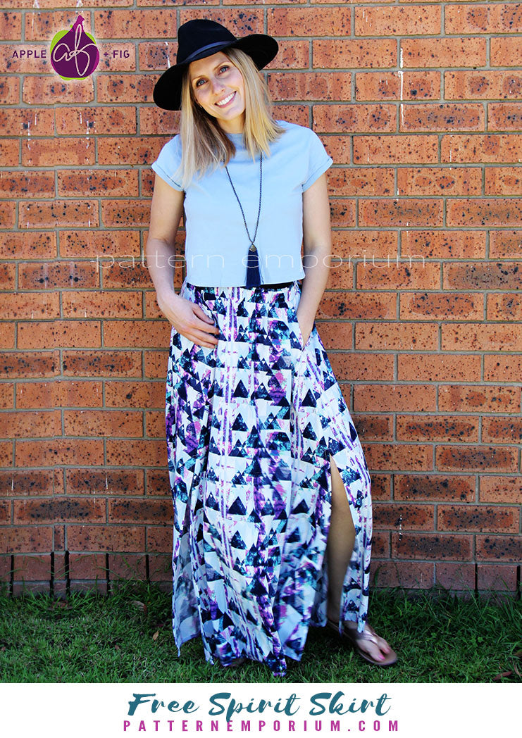 Free Spirit | Midi & Maxi Skirt Sewing Pattern