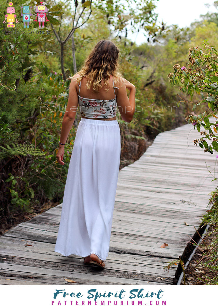 Free Spirit | Midi & Maxi Skirt Sewing Pattern