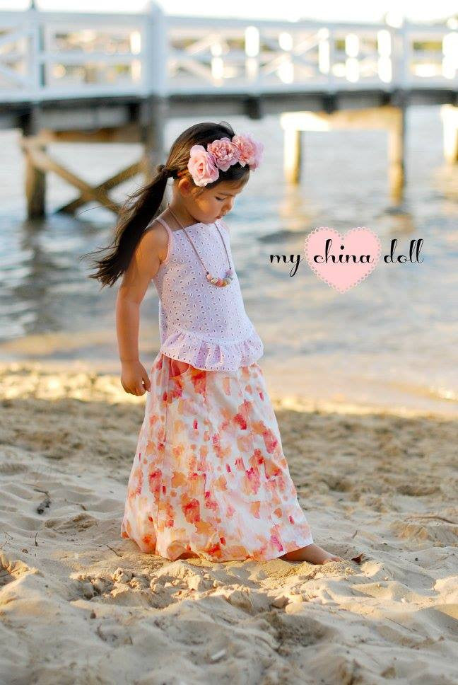 Lovebug | Girls A-line Skirt Sewing Pattern