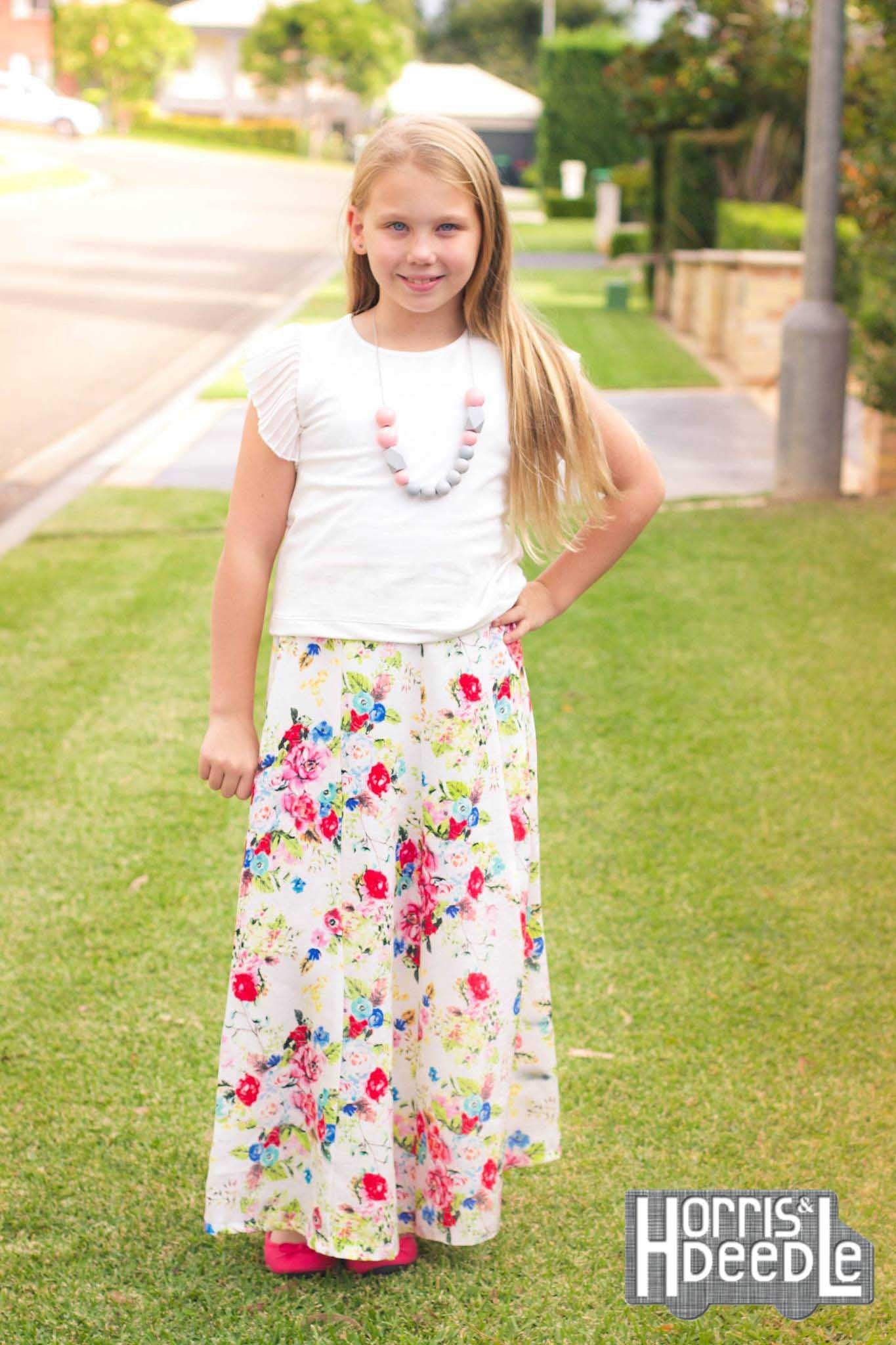 Lovebug | Girls A-line Skirt Sewing Pattern