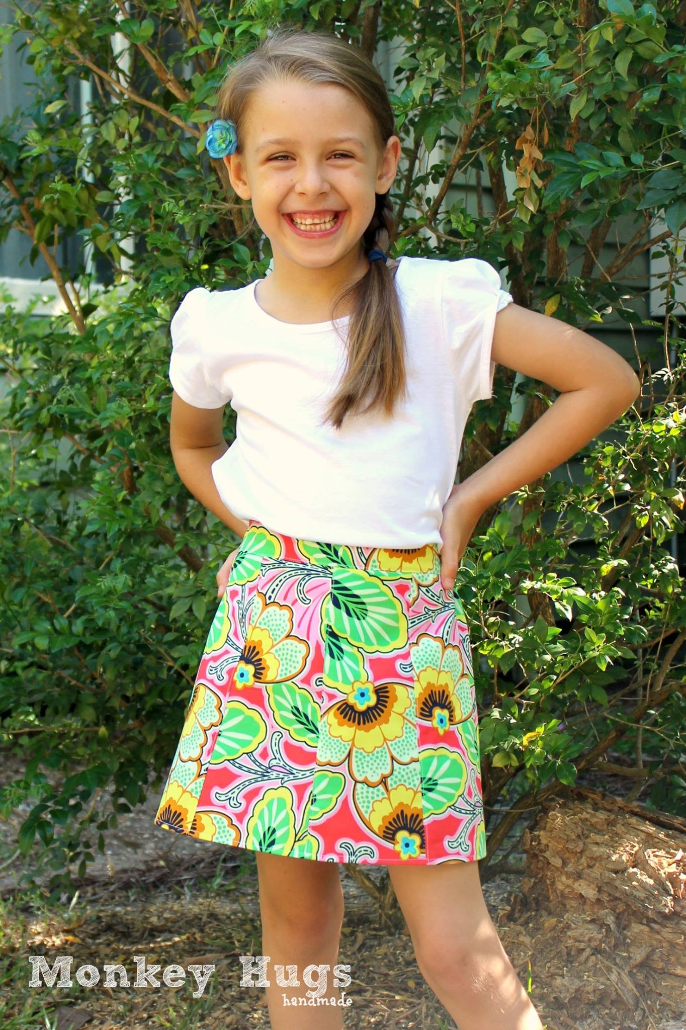 Lovebug | Girls A-line Skirt Sewing Pattern