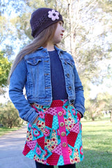 Lovebug | Girls A-line Skirt Sewing Pattern