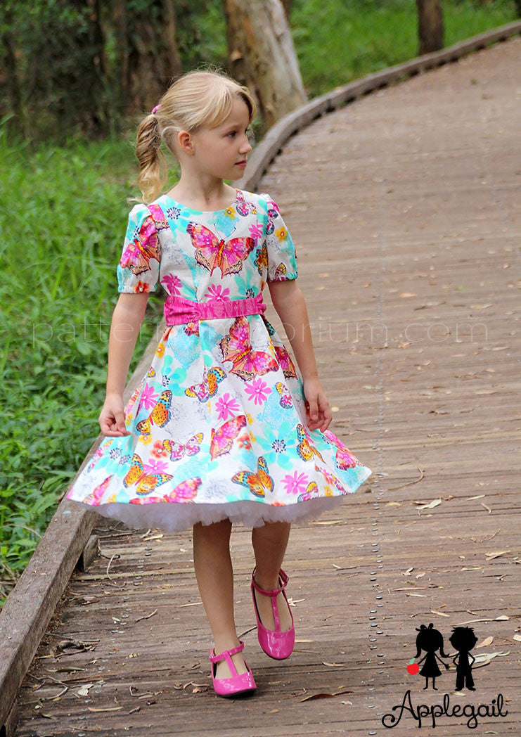 Girls party 2024 dress pattern