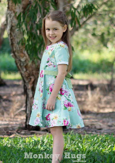 Girls Party Dress Sewing Pattern - Pattern Emporium