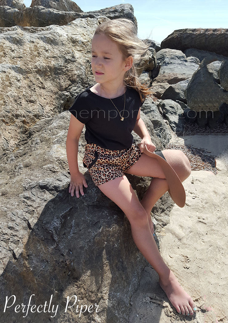Girls Shorts Sewing Pattern with Pockets! - Pattern Emporium