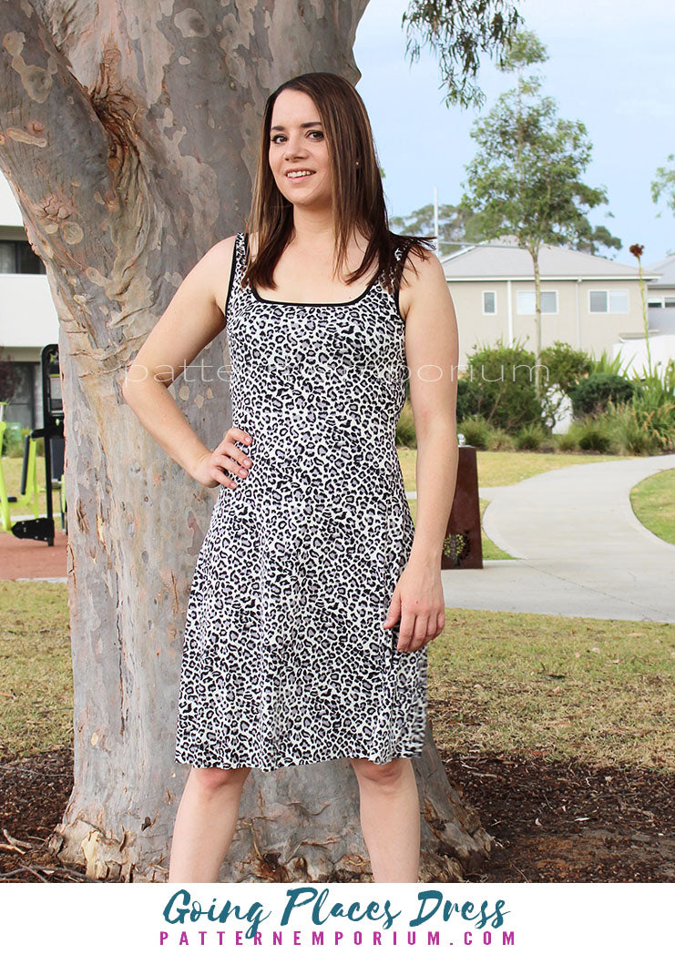 Going Places | Fit-Flare & Fitted Dress Sewing Pattern