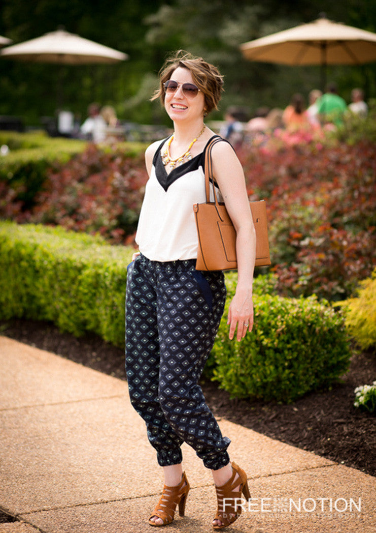 Easiest ever Harem Pants Pattern – make them in an afternoon - Gathered