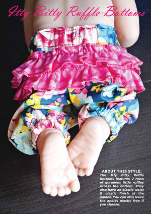 How to Sew Baby Ruffled Daiper Pant