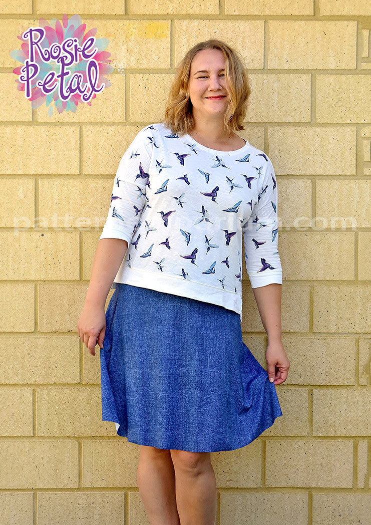 Heartlight | Stretch Flared Skirt Sewing Pattern