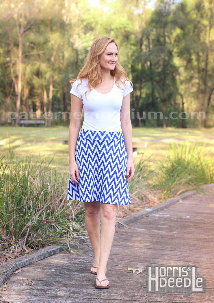Heartlight | Stretch Flared Skirt Sewing Pattern