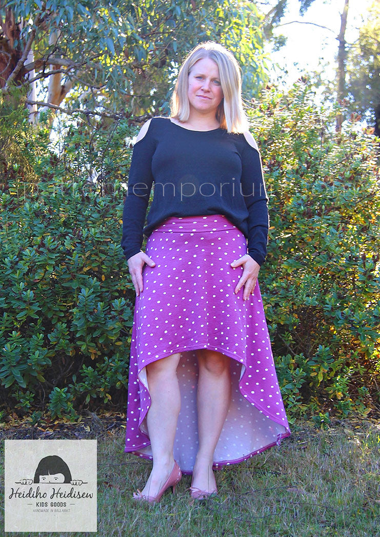 Starlight | High-Low Skirt Sewing Pattern
