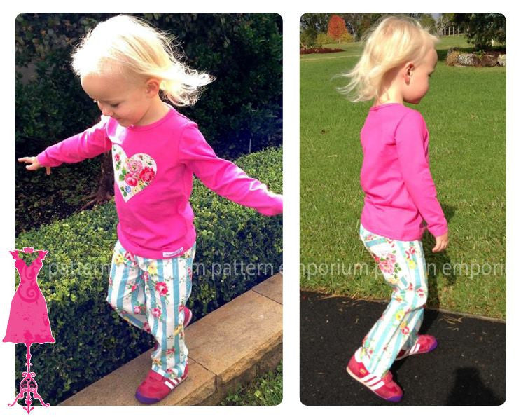 PDF Pattern: Kids Straight Leg Jeans Sewing Pattern - Pattern Emporium