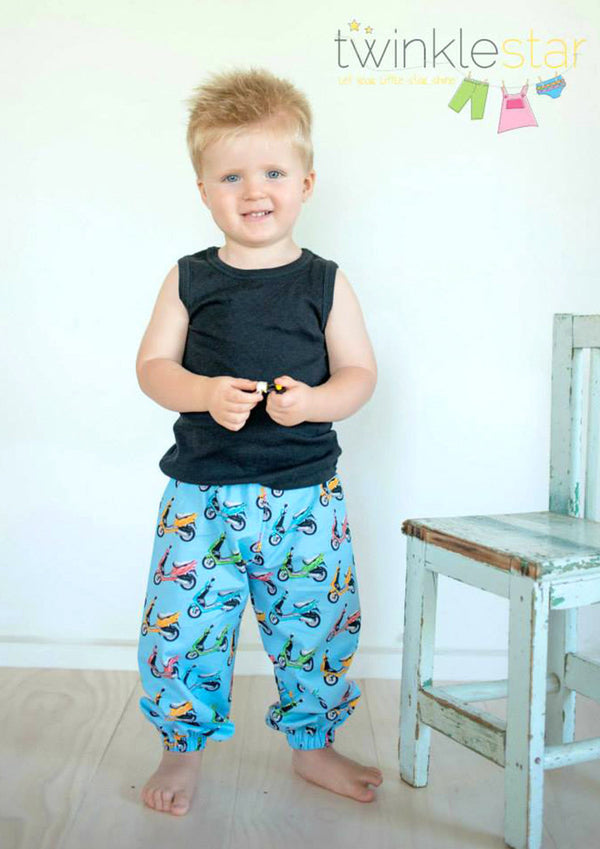 Kids Modern Harem Pants Sewing Pattern - PATTERN EMPORIUM