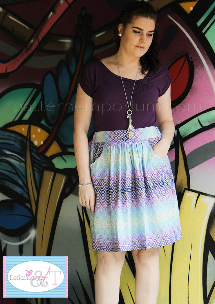 Gathered Skirt | Womens Sewing Pattern