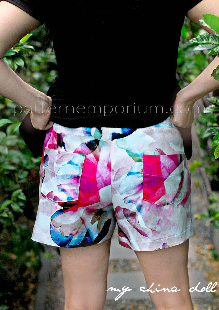 Floral-print shorts - Woman