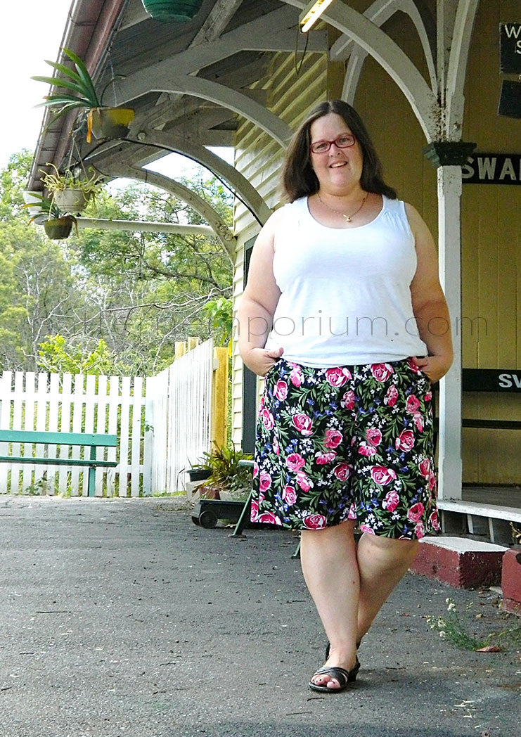 Getaway Shorts | Woven Pull On Shorts Sewing Pattern