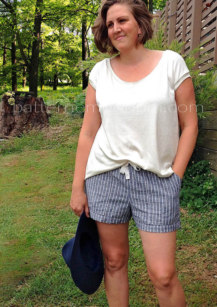 Getaway Shorts | Woven Pull On Shorts Sewing Pattern