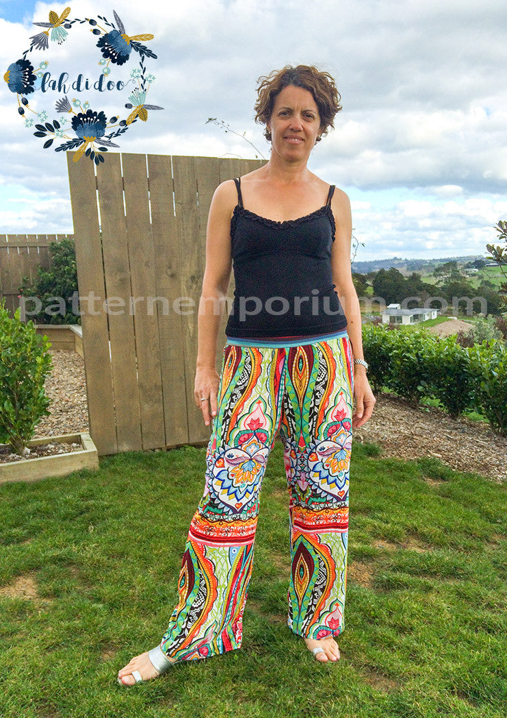 Women's Poppy Wide Leg Pants Sewing Pattern – Isee fabric