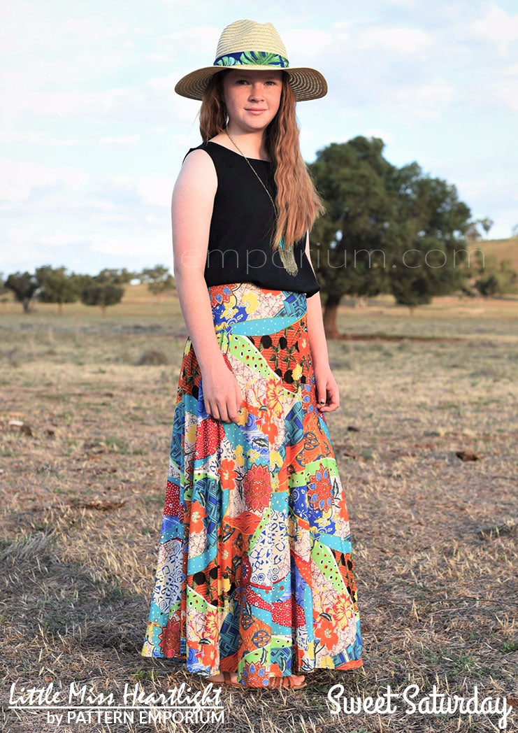 How to Sew a Maxi Skirt With An Elastic Waist  A Beautiful Mess