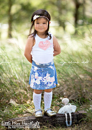 Little Miss Heartlight Skirt