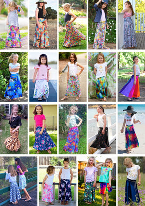 Shop Kids Sewing Patterns: You will love the Heartlight Skirt