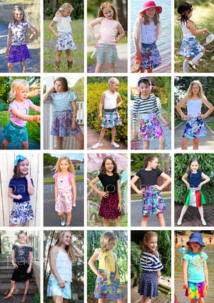 Kids Sewing Patterns: You will love the Heartlight Skirt
