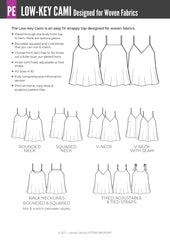 Low-Key Cami | Woven Strappy Top Sewing Pattern