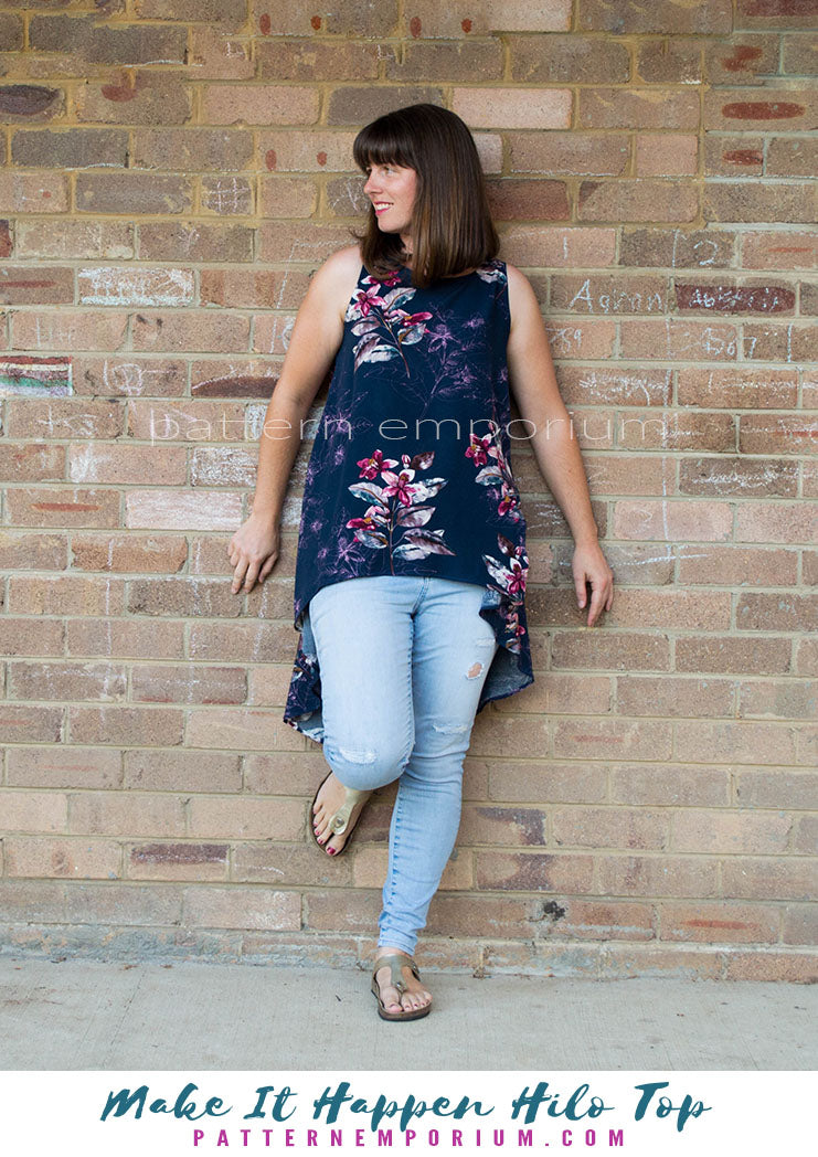 Make It Happen | Woven High-low Top Sewing Pattern