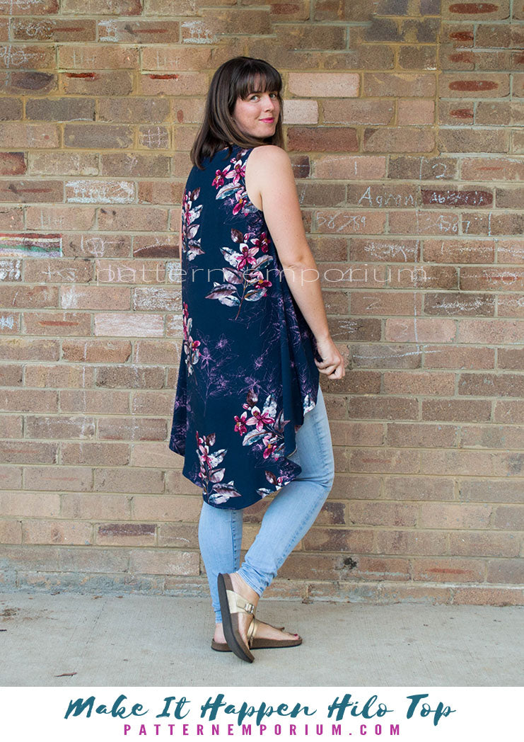 Make It Happen | Woven High-low Top Sewing Pattern