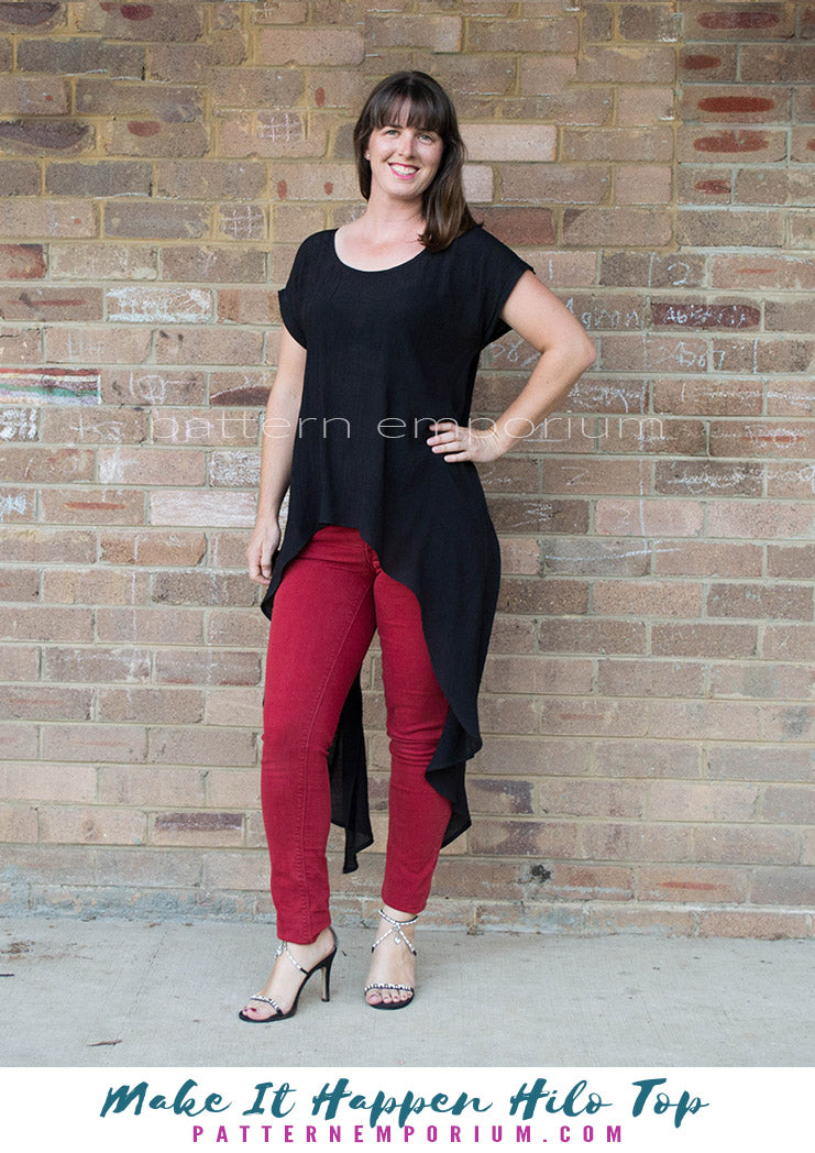 Make It Happen | Woven High-low Top Sewing Pattern