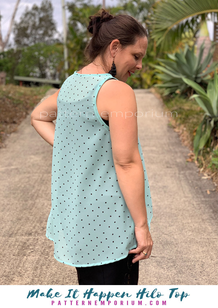 Make It Happen | Woven High-low Top Sewing Pattern