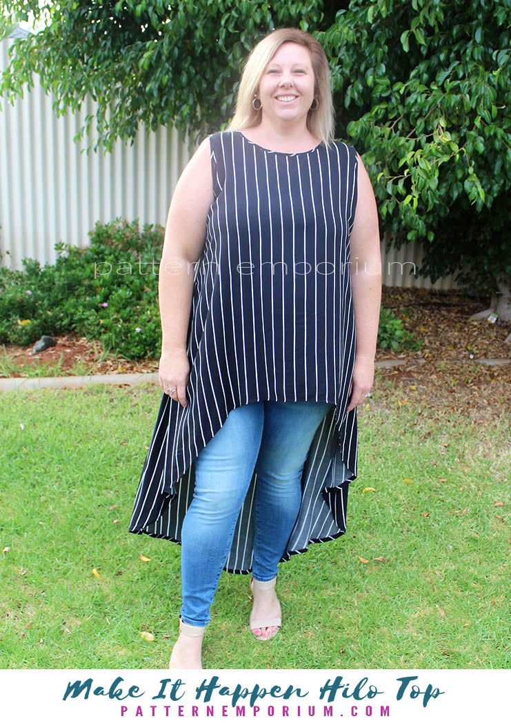 Make It Happen | Woven High-low Top Sewing Pattern